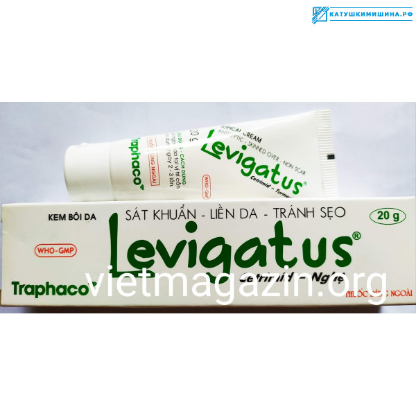 Антисептическая мазь LEVIGATUS 20 грамм Вьетнам