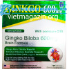 Гинкго Билоба 600 mg + Coenzym 10 100 капсул Вьетнам