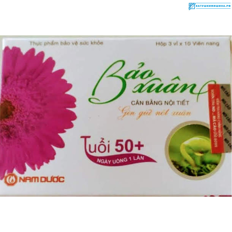 Женский комплекс при менопаузе BAO XUAN 50+ Вьетнам 30 капсул