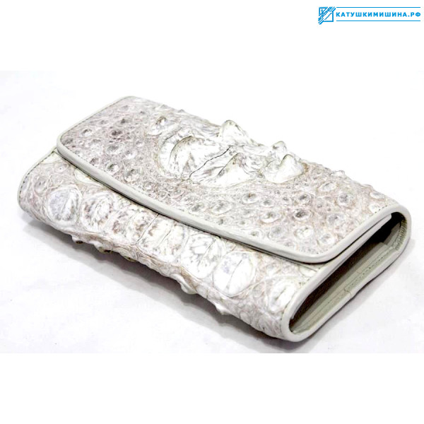 Кошелёк женский из кожи крокодила цвет ...