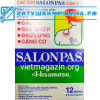 Обезболивающий пластырь Salonpas 12 штук 6,5 см х 4,2 см Вьетнам