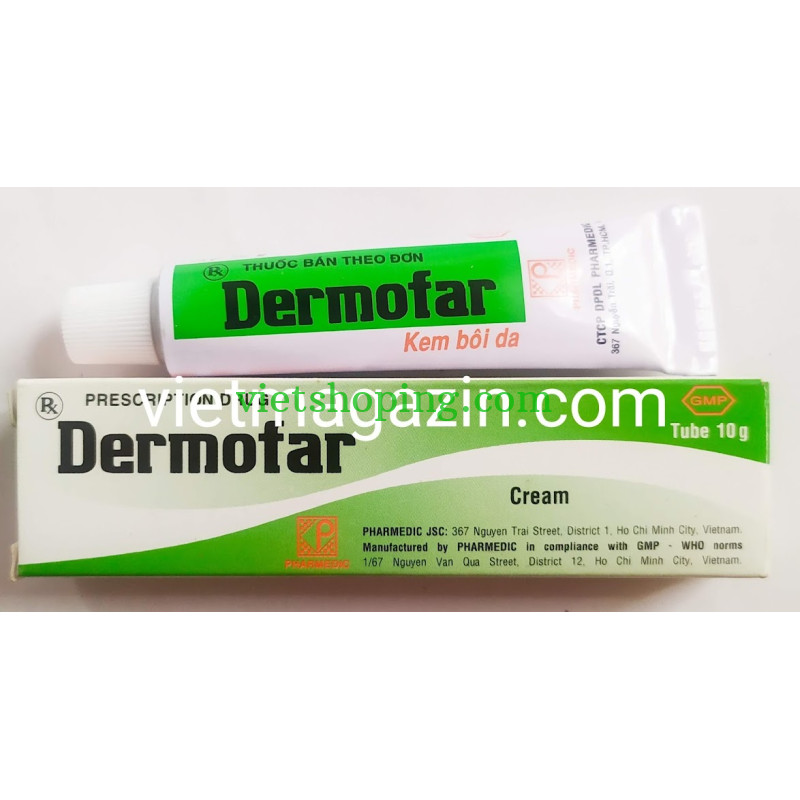 Антисептическая мазь широкого спектра действия Dermofar 10 мг Вьетнам