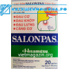 Обезболивающий пластырь Salonpas 20 штук 6,5 см х 4,2 см Вьетнам
