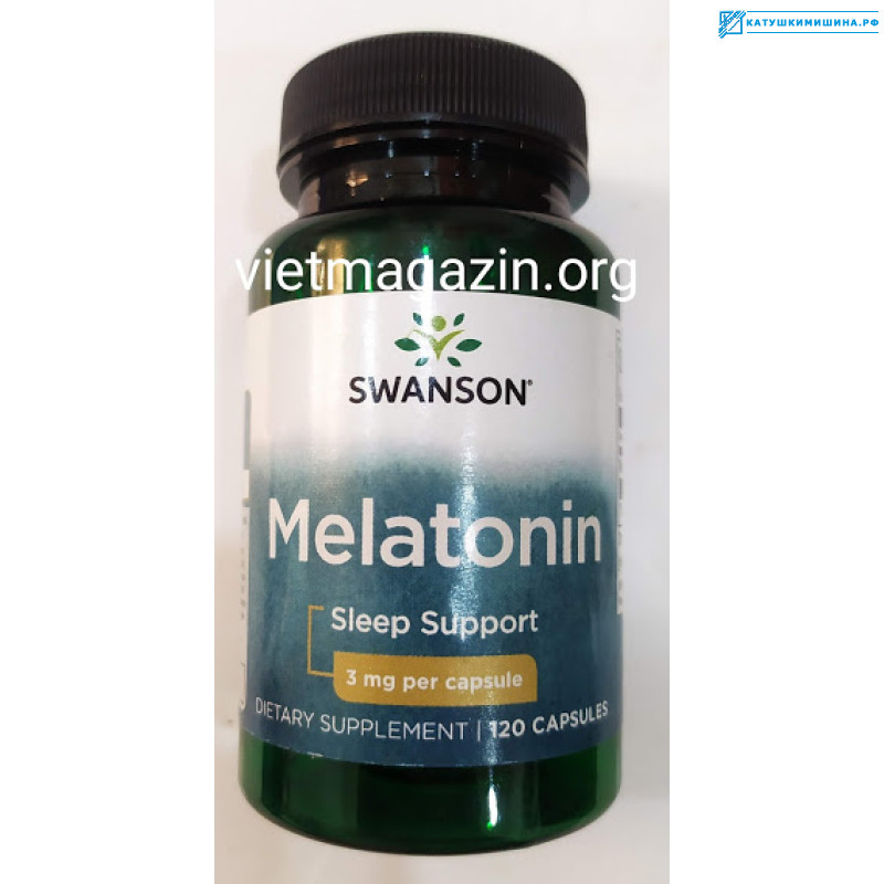 Препарат для улучшения сна и памяти Мелатонин ( Melatonin) 120 капсул США